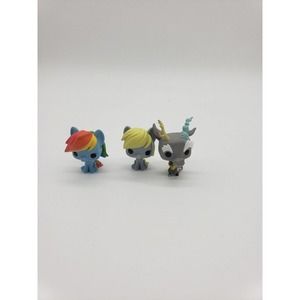 My Little Pony - Loose Rainbow Dash, Derpy, & Discord Pocket Pop Funko
